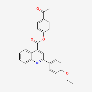 4-acetylphenyl 2-(4-ethoxyphenyl)-4-quinolinecarboxylate