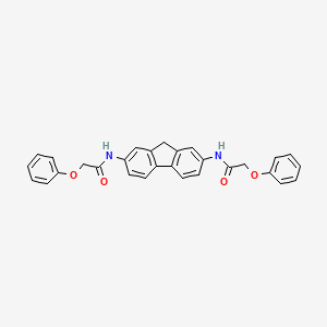 molecular formula C29H24N2O4 B3668194 N,N'-9H-fluorene-2,7-diylbis(2-phenoxyacetamide) 