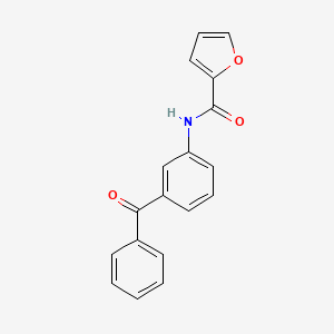 N-(3-benzoylphenyl)-2-furamide