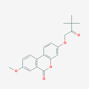 3-(3,3-dimethyl-2-oxobutoxy)-8-methoxy-6H-benzo[c]chromen-6-one