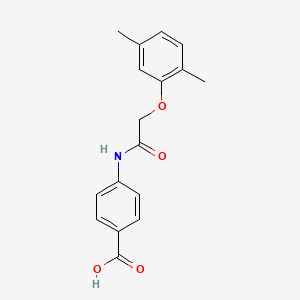 4-{[(2,5-dimethylphenoxy)acetyl]amino}benzoic acid