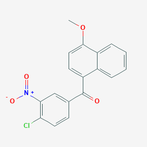 (4-chloro-3-nitrophenyl)(4-methoxy-1-naphthyl)methanone