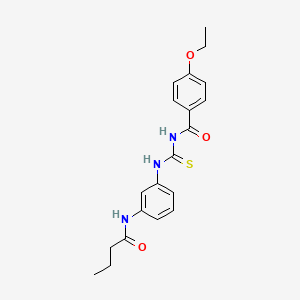 N-({[3-(butyrylamino)phenyl]amino}carbonothioyl)-4-ethoxybenzamide