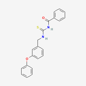 N-{[(3-phenoxybenzyl)amino]carbonothioyl}benzamide