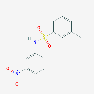 molecular formula C13H12N2O4S B3668441 3-methyl-N-(3-nitrophenyl)benzenesulfonamide 