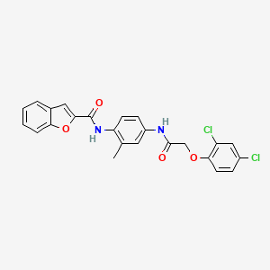 N-(4-{[(2,4-dichlorophenoxy)acetyl]amino}-2-methylphenyl)-1-benzofuran-2-carboxamide