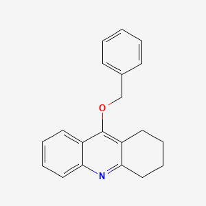 molecular formula C20H19NO B3668761 9-(benzyloxy)-1,2,3,4-tetrahydroacridine 