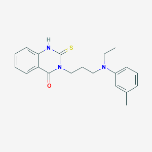 3-{3-[ethyl(3-methylphenyl)amino]propyl}-2-thioxo-2,3-dihydro-4(1H)-quinazolinone