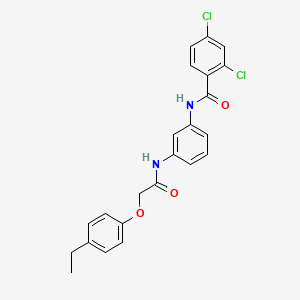 2,4-dichloro-N-(3-{[(4-ethylphenoxy)acetyl]amino}phenyl)benzamide