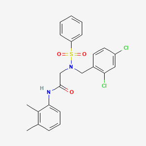 N~2~-(2,4-dichlorobenzyl)-N~1~-(2,3-dimethylphenyl)-N~2~-(phenylsulfonyl)glycinamide