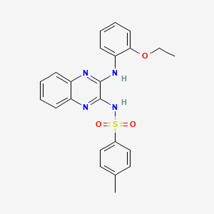 N-{3-[(2-ethoxyphenyl)amino]-2-quinoxalinyl}-4-methylbenzenesulfonamide