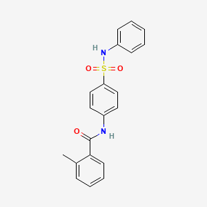 N-[4-(anilinosulfonyl)phenyl]-2-methylbenzamide