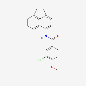 3-chloro-N-(1,2-dihydro-5-acenaphthylenyl)-4-ethoxybenzamide