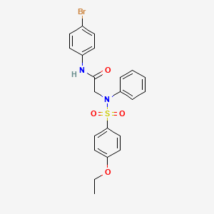 N-(4-BROMOPHENYL)-2-(N-PHENYL4-ETHOXYBENZENESULFONAMIDO)ACETAMIDE