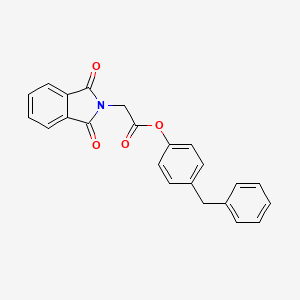 4-benzylphenyl (1,3-dioxo-1,3-dihydro-2H-isoindol-2-yl)acetate