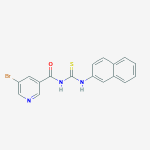 5-bromo-N-[(2-naphthylamino)carbonothioyl]nicotinamide