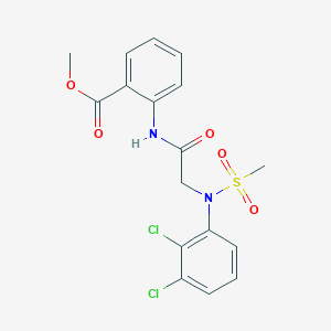 methyl 2-{[N-(2,3-dichlorophenyl)-N-(methylsulfonyl)glycyl]amino}benzoate