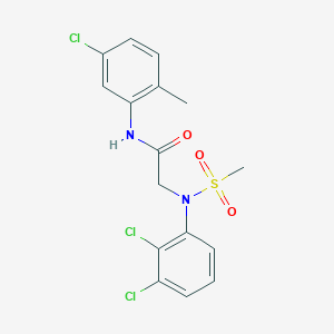 N~1~-(5-chloro-2-methylphenyl)-N~2~-(2,3-dichlorophenyl)-N~2~-(methylsulfonyl)glycinamide