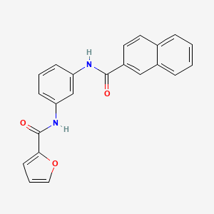 N-[3-(2-naphthoylamino)phenyl]-2-furamide