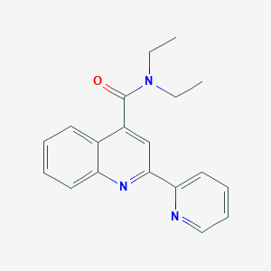 N,N-diethyl-2-(2-pyridinyl)-4-quinolinecarboxamide