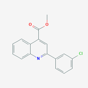 methyl 2-(3-chlorophenyl)-4-quinolinecarboxylate