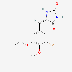 5-(3-bromo-5-ethoxy-4-isopropoxybenzylidene)-2,4-imidazolidinedione