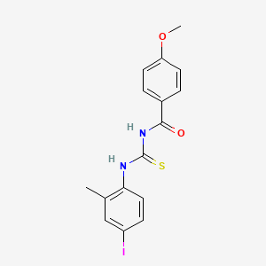 N-[(4-iodo-2-methylphenyl)carbamothioyl]-4-methoxybenzamide