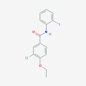 3-chloro-4-ethoxy-N-(2-iodophenyl)benzamide