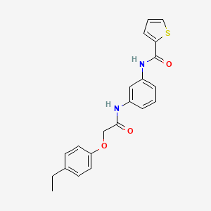 N-[3-[[2-(4-ethylphenoxy)acetyl]amino]phenyl]thiophene-2-carboxamide