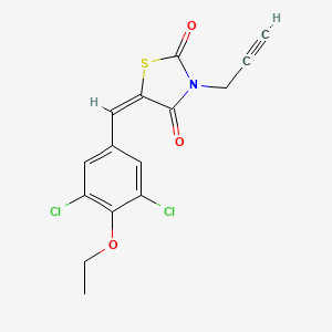 5-(3,5-dichloro-4-ethoxybenzylidene)-3-(2-propyn-1-yl)-1,3-thiazolidine-2,4-dione