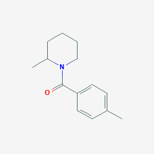 molecular formula C14H19NO B366991 2-Methyl-1-(4-methylbenzoyl)piperidine CAS No. 346695-00-9