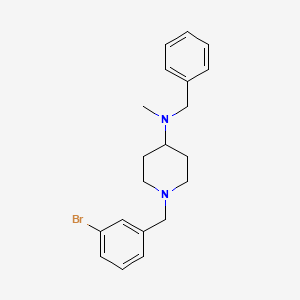 N-benzyl-1-(3-bromobenzyl)-N-methyl-4-piperidinamine