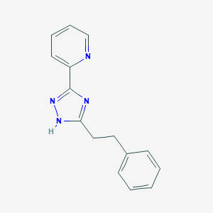 molecular formula C15H14N4 B367007 2-[3-(2-phenylethyl)-1H-1,2,4-triazol-5-yl]pyridine CAS No. 467226-76-2