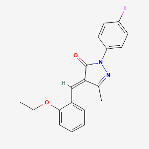 4-(2-ethoxybenzylidene)-2-(4-iodophenyl)-5-methyl-2,4-dihydro-3H-pyrazol-3-one