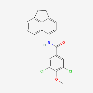 3,5-dichloro-N-(1,2-dihydro-5-acenaphthylenyl)-4-methoxybenzamide