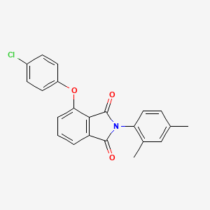 4-(4-chlorophenoxy)-2-(2,4-dimethylphenyl)-1H-isoindole-1,3(2H)-dione