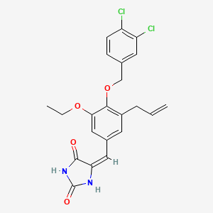 5-{3-allyl-4-[(3,4-dichlorobenzyl)oxy]-5-ethoxybenzylidene}-2,4-imidazolidinedione