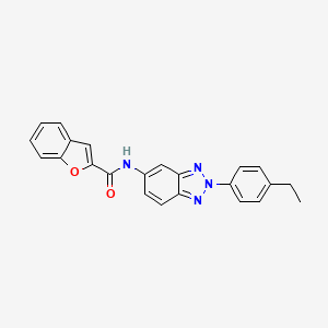 N-[2-(4-ethylphenyl)-2H-1,2,3-benzotriazol-5-yl]-1-benzofuran-2-carboxamide