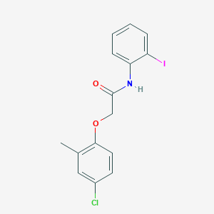 2-(4-chloro-2-methylphenoxy)-N-(2-iodophenyl)acetamide