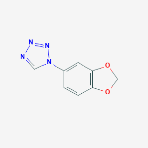 molecular formula C8H6N4O2 B367056 1-(1,3-benzodioxol-5-yl)-1H-tetrazole CAS No. 326874-59-3
