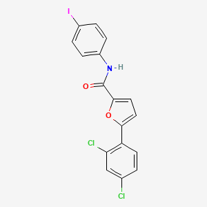 5-(2,4-dichlorophenyl)-N-(4-iodophenyl)-2-furamide