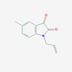 molecular formula C12H11NO2 B367074 1-Allyl-5-methyl-1H-indole-2,3-dione CAS No. 63725-89-3