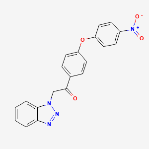 2-(Benzotriazol-1-yl)-1-[4-(4-nitrophenoxy)phenyl]ethanone