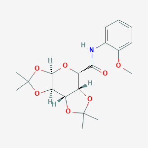 (1S,2R,6R,8S,9R)-N-(2-Methoxyphenyl)-4,4,11,11-tetramethyl-3,5,7,10,12-pentaoxatricyclo[7.3.0.02,6]dodecane-8-carboxamide