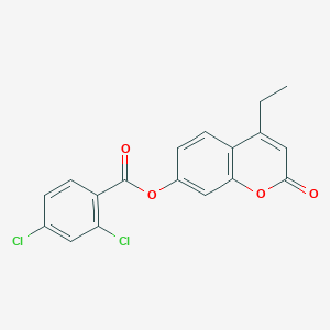 4-ethyl-2-oxo-2H-chromen-7-yl 2,4-dichlorobenzoate