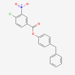 4-benzylphenyl 4-chloro-3-nitrobenzoate