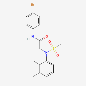 N-(4-BROMOPHENYL)-2-[N-(2,3-DIMETHYLPHENYL)METHANESULFONAMIDO]ACETAMIDE