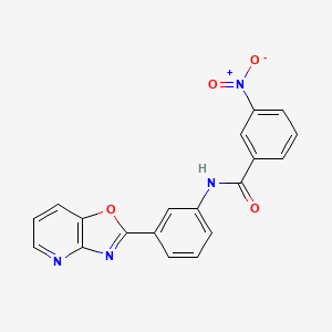 3-nitro-N-(3-[1,3]oxazolo[4,5-b]pyridin-2-ylphenyl)benzamide