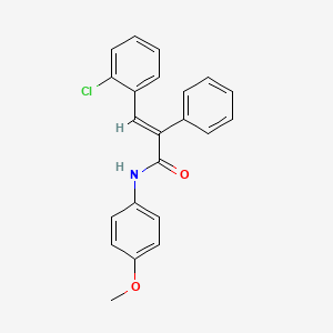 3-(2-chlorophenyl)-N-(4-methoxyphenyl)-2-phenylacrylamide