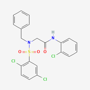 N~2~-benzyl-N~1~-(2-chlorophenyl)-N~2~-[(2,5-dichlorophenyl)sulfonyl]glycinamide